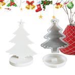 PUCHEN Noel Ağacı Silikon Kalıpları, Mum Yapımı Silikon Kalıpları,Reçine El Sanatları El Yapımı Kalıp Yapımı | Silikon Mum Kalıpları, Şamdan Yapımı için Noel Teması Şekilli Kalıp, Reçine El Sanatları, Alçı