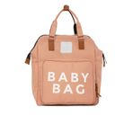 Pudra Baby Bag Baskılı Cepli Anne Bebek Bakım Sırt Çantası M000005163