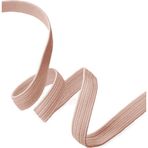 Pudra Pembe 20 mm 5 mt Dayanıklı Sert Yassı Elastik Şerit Lastik