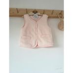 Pudra Pembe Bebek Çocuk Yelek Welsoft Peluş - 50P-Pembe - 6 - 9 Ay