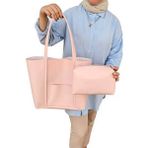 Pudra Rengi Yavrulu Omuz Çantası - Pembe