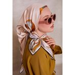 Pudra Twill İpek Eşarp Lunera Koleksiyonu