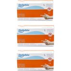 Pudrasız Lateks Muayene Eldiveni 100 Adet X3 Kutu (Large)