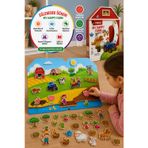 Puedo My Happy Farm Manyetik Oyun Seti 70 Parça Çiftlik Oyunu Eğitici 3+ Çocuk Oyuncağı
