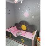 Puf Bebe 90X190 Mdf Çocuk Yatağı (Yatak Dahildir) - 90 x 190 cm - Antrasit