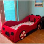 Puf Bebe 90X190 Ölçüde Çocuk Yatağı (Iç Yatak Dahildir) - 90 x 190 cm - Kırmızı