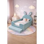Puf Bebe 90X190 Ölçüde Çocuk Yatağı (Iç Yatak Dahildir) - Gri - 90 x 190 cm