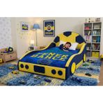 Puf Bebe Montessori 120 x 200 cm Arabalı Çocuk Yatağı Yatak Dahildir - Sarı