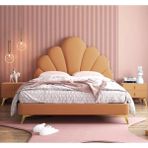 Puf Bebe Montessori 120 x 200 cm Mdf Çocuk Yatağı - 100 x 200 cm - Turuncu