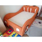 Puf Bebe Montessori 90X190 Mdf Çocuk Yatağı Yatak Dahildir) - 120 x 200 cm - Turuncu