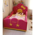 Puf Bebe Montessori Mdf Çocuk Yatağı 120 x 200 cm - 100 x 200 cm - Pembe