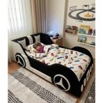 Puf Bebe Montessori Mdf Çocuk Yatağı 90 x 190 cm - 100 x 200 cm - Kırmızı
