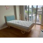 Puf Bebe Montessori Serisi_çocuk Yatağı 90X190 Ölçüde (Iç Yatak Dahildir) - Su Yeşili - 90 x 190 cm