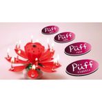 Püff Mumları Sihirli Müzikli Pasta Mumu