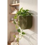 Puffin Design Wave Duvar Saksısı - Yeşil