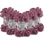Puffy 5'li Paket (5X100GR) El Örgü Ipi ( 28 Gül )