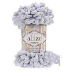 Puffy El Örgü Ipliği 5'li Paket - 416 Gri - 100 Gr. 9 Mt. Parmak Örgü Ipi