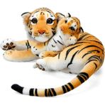 Puffy Friends Kaplan ve Yavrusu 60 cm Peluş
