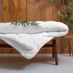 Puffy Gronn Bambu Çift Kişilik Yorgan (195X215 Cm) Beyaz