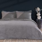 Puffy Merta Çift Kişilik Nevresim Takımı - Gri - 200 x 220 cm