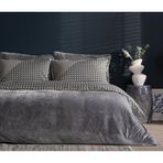 PUFFY Merta Nevresim Takımı, Tek Kişilik - Wellsoft - 160x220 cm - Gri