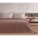 PUFFY Olette Pamuklu Pike Takımı, Çift Kişilik - Pamuk Polyester - 200x220 cm - Gül Kurusu
