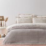 Puffy Sova Tek Kişilik Wellsoft Battaniye - Vizon - 160 x 220 cm