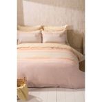 Puffy Violet Çift Kişilik %100 Pamuk Nevresim Takımı - Somon