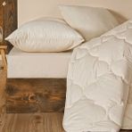 Puffy Warmy Tek Kişilik Yün Yorgan - Beyaz - 155 x 215 cm