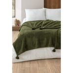 Puffy Wellsoft Battaniye - Haki - 160 x 200 cm