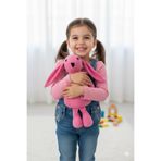 Pufline Tavşan Bunny Peluş Oyuncak Uyku Arkadaşım Uzun Kulak (Dokunma Hissini Geliştiren) 70 cm