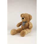Pufu Toys 100 Cm Peluş Büyük Kurdelalı Ayı-Kahverengi