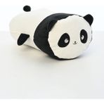 Pufu Toys Panda Figürlü Peluş Oyuncak Yastık Yumuşak ve Sevimli 40 cm Rulo Peluş Oyuncak - Tek Ebat
