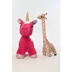 Pufu Toys Peluş Dolgulu Boynuzlu Ve Kanatlı Dev Unicorn Yastık Oyun Arkadaşı 100 Cm