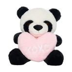 Pufu Toys Pelüş Pembe Kalpli Panda 45 Cm 04085