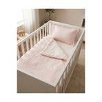 Pufuduk Baby %100 Pamuk Müslin Bebek Nevresim Takımı 3'lü Set Atlıkarınca Desenli