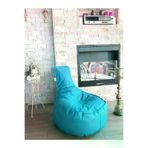 Pufumo aktif6 Aktif Armut Koltuk Turkuaz ( Orta Boy ) 70*40*55 Cm