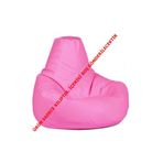 Pufumo Suni Deri Armut Koltuk Kılıfı Pembe ( Içi Boş Ürün ) derikılıf