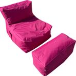 Pufumo Xxl Armut Koltuk Ve Ayakucu Pufu Pembe