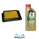 Pugeout Tweet 125 Castrol Yağ Ve Hava Filtre Bakım Seti Bs0038