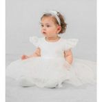 Pugi Baby Kız Bebek Şık Dantelli Mevlüt / Özel Gün Elbisesi - 3 - 6 Ay - Beyaz*001