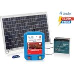 Puhu Ecos Eko Güneş Enerjili Elektrikli Çit Cihazı (4 Joule) (40W PANEL+12V/24AH Jel Akü)