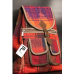 PUJİVA Etnik Tarz Kilim Desenli, Çok Cebli, Fermuarlı, Renkli Sırt Çanta