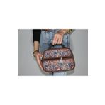 PUJİVA Omuz Çantası, Kol Çantası, Etnik Tarz Kilim Desenli, Askılı Çanta, Günlük Çanta Kumaş Çanta