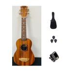 PUKA Pk 51 Maun Ağacı Soprano Ukulele + Kılıf + Akort Aleti + Pena