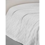 Pukka Home Dama Desen Pike - Beyaz - TEK KİŞİLİK