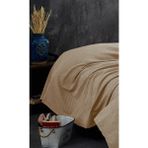 Pukka Home Hissue Lüx Pike Macar Desen Çift Kişilik - Bej