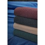 Pukka Home Hissue Lüx Pike Macar Desen Çift Kişilik - Bordo