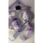 Puli Apple iPhone 1/2. Nesil Koruyucu Bluetooth Kulaklık KILIFI_18W/20W Uyumlu Şarj Kablosu Ucu ve Şarj Başlığı - Renkli - MKALP