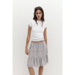 Pull & Bear Dantel panelli midi etek
